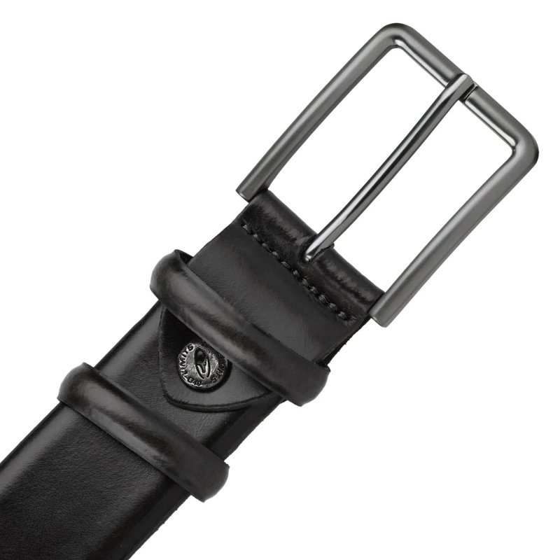 No Limits Ceinture Homme Cuir Véritable, Made in Italy, Sans Couture, Raccourcissable, Sans Nickel, 3,5 cm, Boîte — vue 15