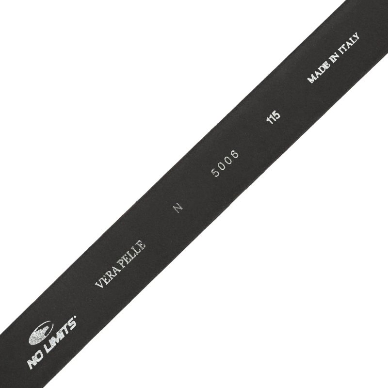 No Limits Herrengürtel aus Echtleder, Made in Italy, Klassisch Ohne Nähte und Kürzbar, Nickelfrei, 3,5 cm Mit B… — Ansicht 17