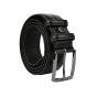 No Limits Ceinture Homme Cuir Véritable, Made in Italy, Avec Coutures, Raccourcissable, Sans Nickel, 3,5 cm, Boîte — vue 7