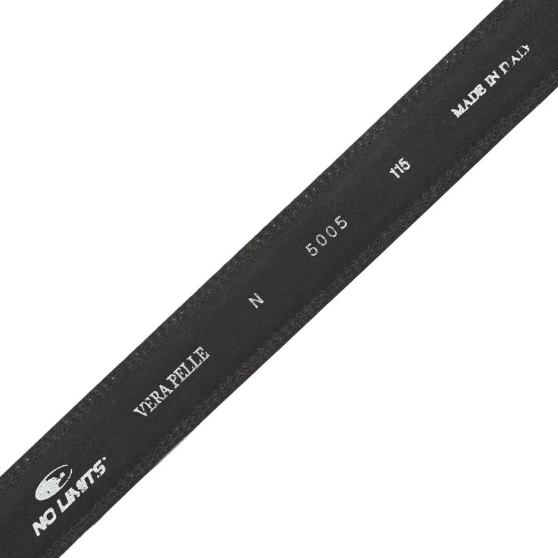 No Limits Herrengürtel aus Echtleder, Made in Italy, Klassisch Mit Nähten und Kürzbar, Nickelfrei, 3,5 cm Mit B… — Ansicht 12