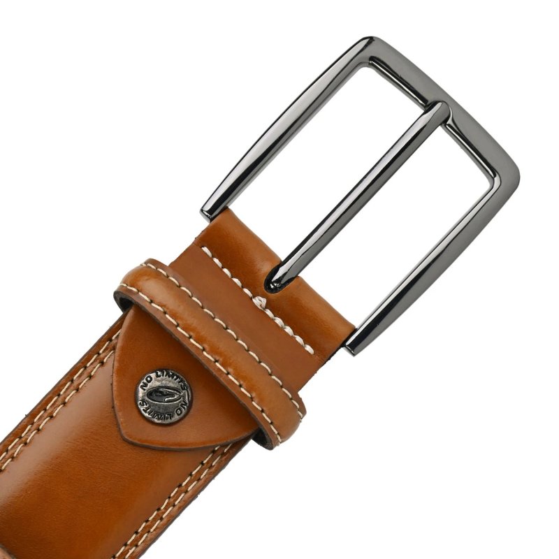 No Limits Herrengürtel aus Echtleder, Made in Italy, Klassisch Mit Nähten und Kürzbar, Nickelfrei, 3,5 cm Mit B… — Ansicht 16