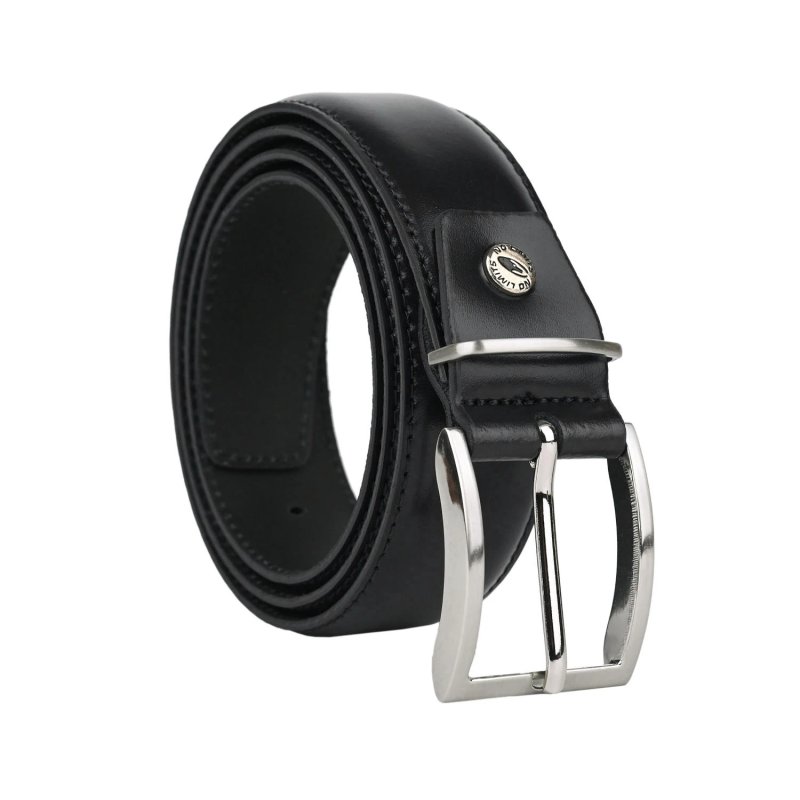 No Limits Men's Belt In Genuine Leather, Made in Italy, Classic With Stitching And Shortenable, Nickel Free, 3.5 cm… — view 7