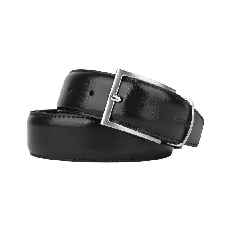 Ceinture Homme No Limits en cuir véritable, Made in Italy, classique avec coutures et raccourcissable, sans nickel, … — vue 8