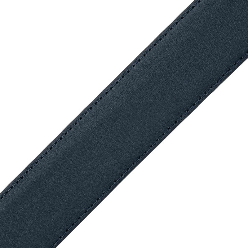 No Limits Herrengürtel aus echtem Leder, Made in Italy, klassisch mit Nähten und kürzbar, nickelfrei, 3,5 cm mit Box — Detail