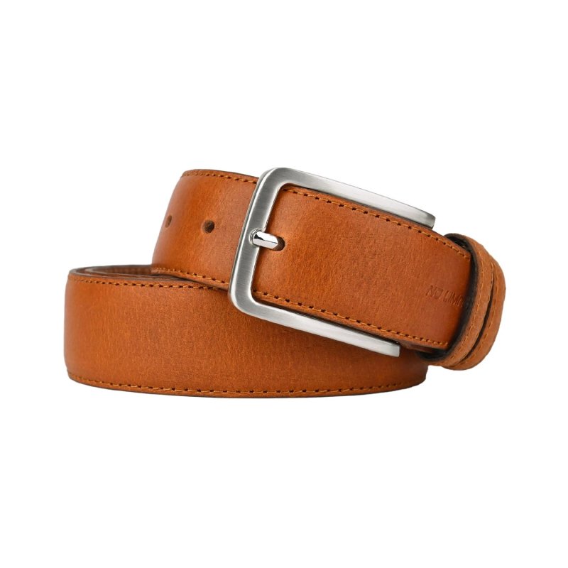 No Limits Herrengürtel aus echtem Leder, Made in Italy, klassisch mit Nähten und kürzbar, nickelfrei, 3,5 cm mit… — Ansicht 8