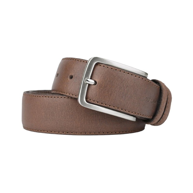 No Limits Men's Belt In Genuine Leather, Made in Italy, Classic With Stitching And Shortenable, Nickel Free, 3.5 c… — view 20