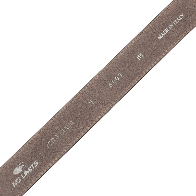No Limits Men's Belt In Genuine Leather, Made in Italy, Classic With Stitching And Shortenable, Nickel Free, 3.5 c… — view 24