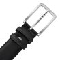 No Limits Men's Genuine Leather Belt, Made in Italy, Classic With Stitching, Can Be Shortened, Nickel Free, 4 cm Wi… — view 9