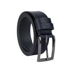 Ceinture Homme No Limits en cuir véritable, Made in Italy, classique sans coutures et raccourcissable, sans nickel, 4 cm