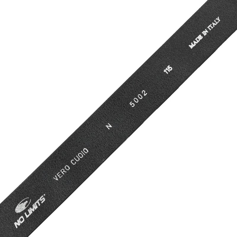 No Limits Men's Leather Belt, Made in Italy, Classic Without Stitching, Can Be Shortened, Nickel Free, 4 cm With B… — view 16