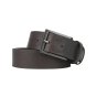 No Limits Men's Leather Belt, Made in Italy, Classic Without Stitching, Can Be Shortened, Nickel Free, 3.5 cm W… — front view