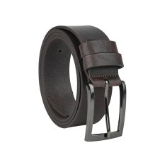 Ceinture Homme No Limits en cuir véritable, Made in Italy, classique sans coutures et raccourcissable, sans nickel, 3,5 cm