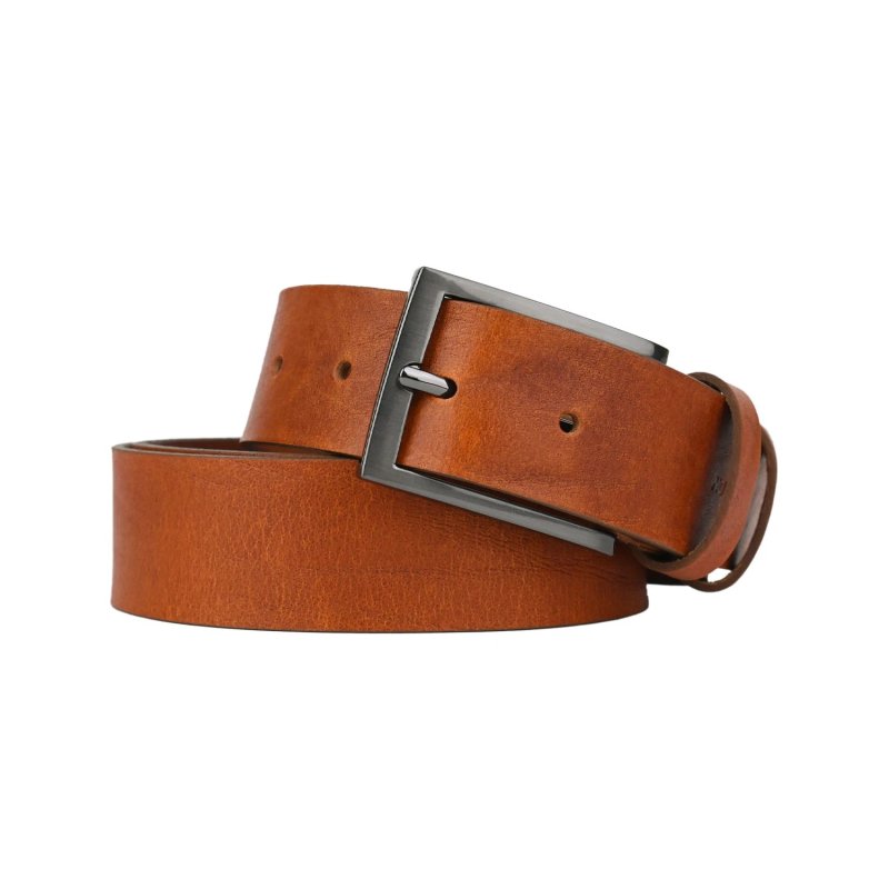 No Limits Men's Leather Belt, Made in Italy, Classic Without Stitching, Can Be Shortened, Nickel Free, 3.5 cm With… — view 14