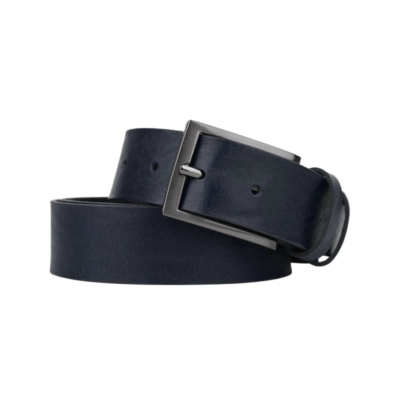 Cinturón de Hombre No Limits de piel auténtica, Made in Italy, clásico sin costuras y acortable, sin níquel, 3,5 … — vista 20