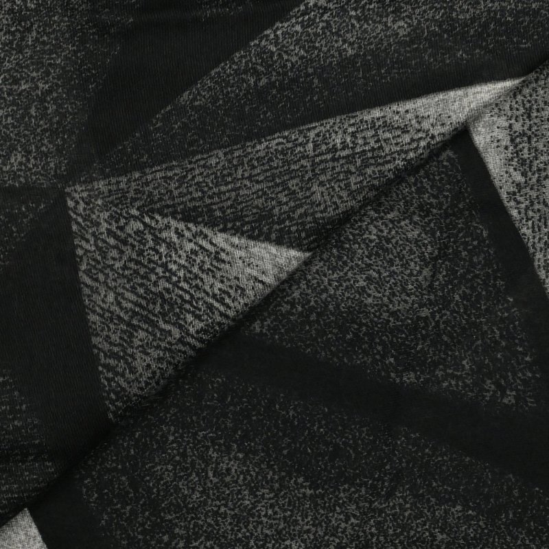 LUMBERJACK Weicher Damenschal aus Viskose, Geometrisches Ombré-Muster, Elegant und Warm, Mit Geschenkbox — Logo-Detail