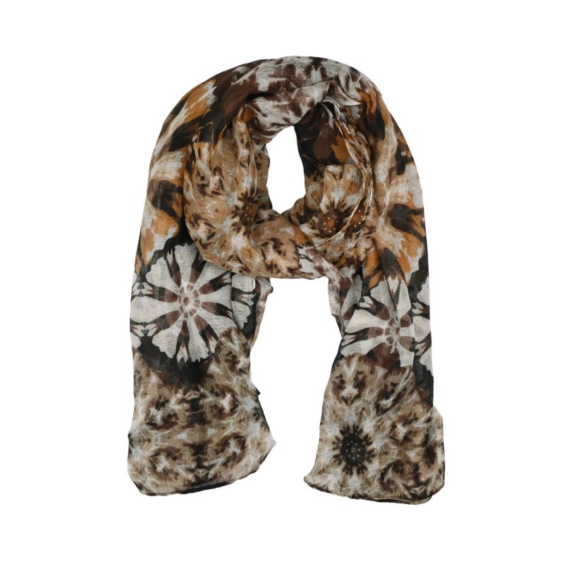 LUMBERJACK Bufanda de Mujer Suave en Viscosa, Estampado Tie-Dye, Elegante y Cálida, Con Caja de Regalo — vista 7