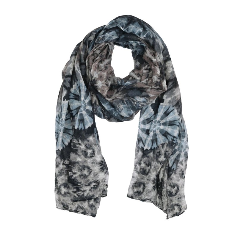 LUMBERJACK Soft Women's Scarf in Viscose, Tie-Dye Pattern, Elegant and Warm, With Gift Box — view 19