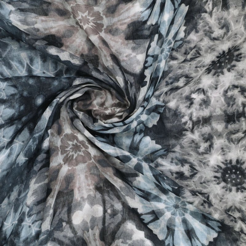 LUMBERJACK Soft Women's Scarf in Viscose, Tie-Dye Pattern, Elegant and Warm, With Gift Box — view 24