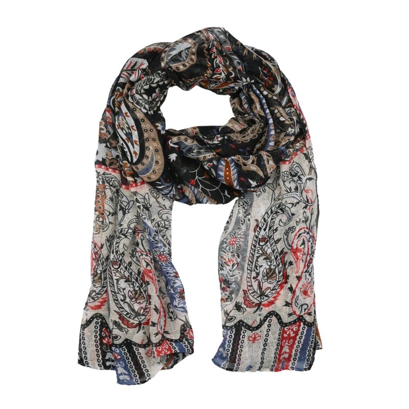 LUMBERJACK Weicher Damenschal aus Viskose, Paisley-Muster, Elegant und Warm, Mit Geschenkbox
