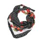 LUMBERJACK Bufanda de Mujer Pura Seda, Foulard de Cuello, Motivo Arabesco, Cuadrado 70x70 cm, Con Caja de Regalo — vista 19