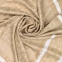 LUMBERJACK Women's Scarf Pure Silk, Neck Foulard, Logo and Chain Pattern, Square 90x90 cm, With Gift Box — view 12