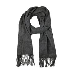 LUMBERJACK Winterschal für Herren aus Weicher Wolle, Klassisch, Einfarbig mit Fransen, Elegant, mit Geschenkschachtel 2