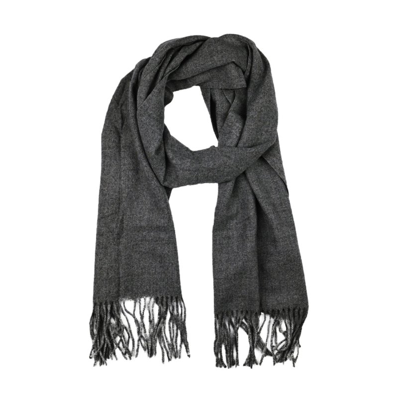 LUMBERJACK Men's Winter Scarf in Soft Wool, Classic, Solid Colour With Fringes, Elegant, With Gift Box — view 25