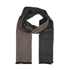 Lumberjack Men's Winter Scarf in Soft Wool, Classic, Greek-Pattern Border, Elegant, Gift Box