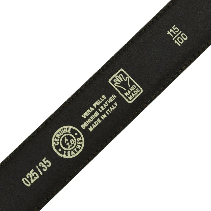 GreSel Suede Belt Men And Women, Genuine Leather, Made In Italy, Adjustable — view 64
