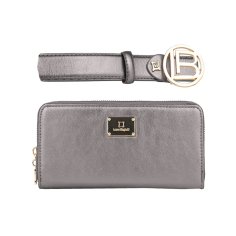 Laura Biagiotti Coffret Cadeau Femme, Portefeuille et Ceinture en Similicuir 2
