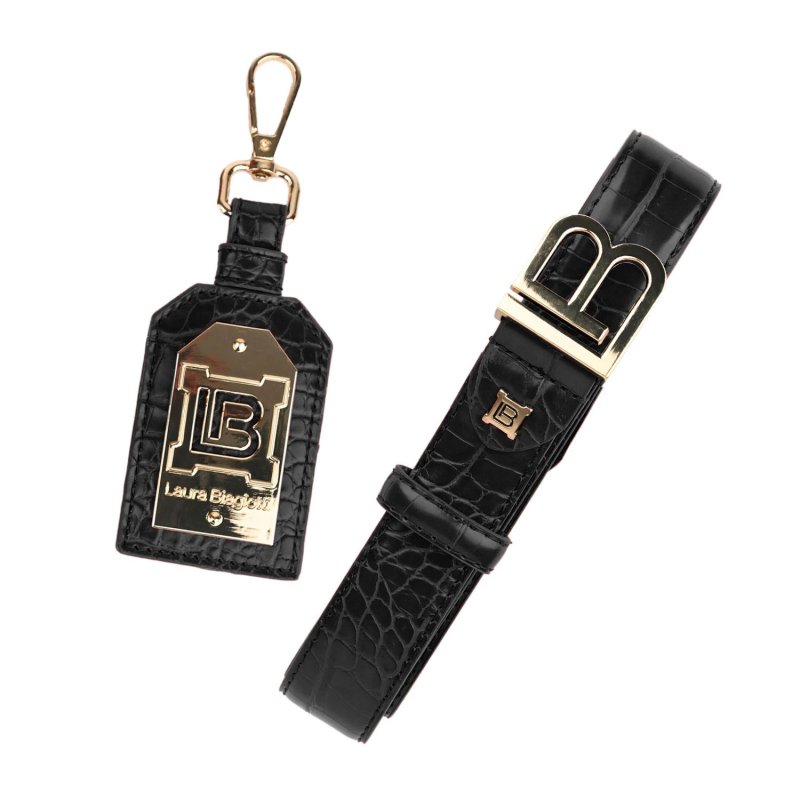 Laura Biagiotti Coffret Cadeau Femme, Porte-clés et Ceinture en Similicuir — vue 15