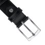 Conte Massimo Men's Genuine Leather Belt, Made in Italy, Can Be Shortened, With Stitching, 3 cm High — view 16