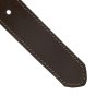 Conte Massimo Men's Belt in Genuine Leather, Made in Italy, Can Be Shortened, With Stitching, 3.5 cm High — view 23