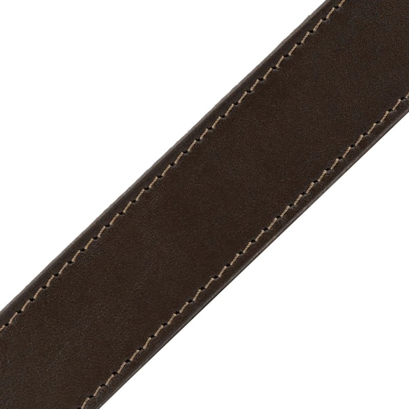 Conte Massimo Herrengürtel aus echtem Leder, Made in Italy, kürzbar, mit Nähten, 3,5 cm hoch — Ansicht 24
