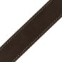 Conte Massimo Men's Belt in Genuine Leather, Made in Italy, Can Be Shortened, With Stitching, 3.5 cm High — view 24