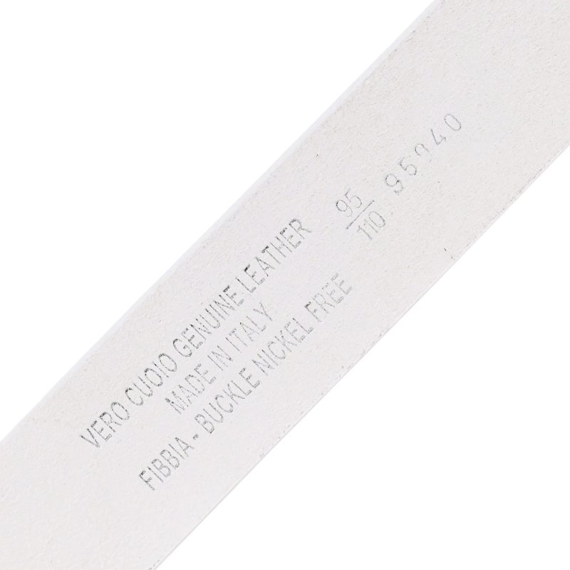 Conte Massimo Ceinture Homme en cuir à tannage végétal, pièce unique, Made in Italy, sans nickel, raccourcissable, … — vue 10