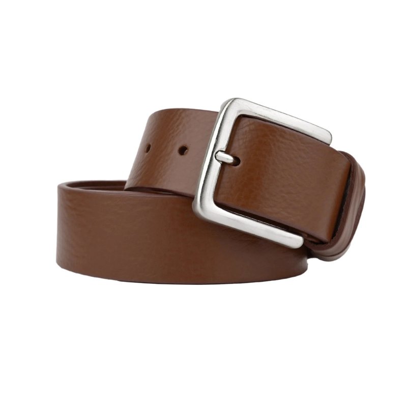 Conte Massimo Ceinture Homme en cuir à tannage végétal, pièce unique, Made in Italy, sans nickel, raccourcissable, … — vue 17