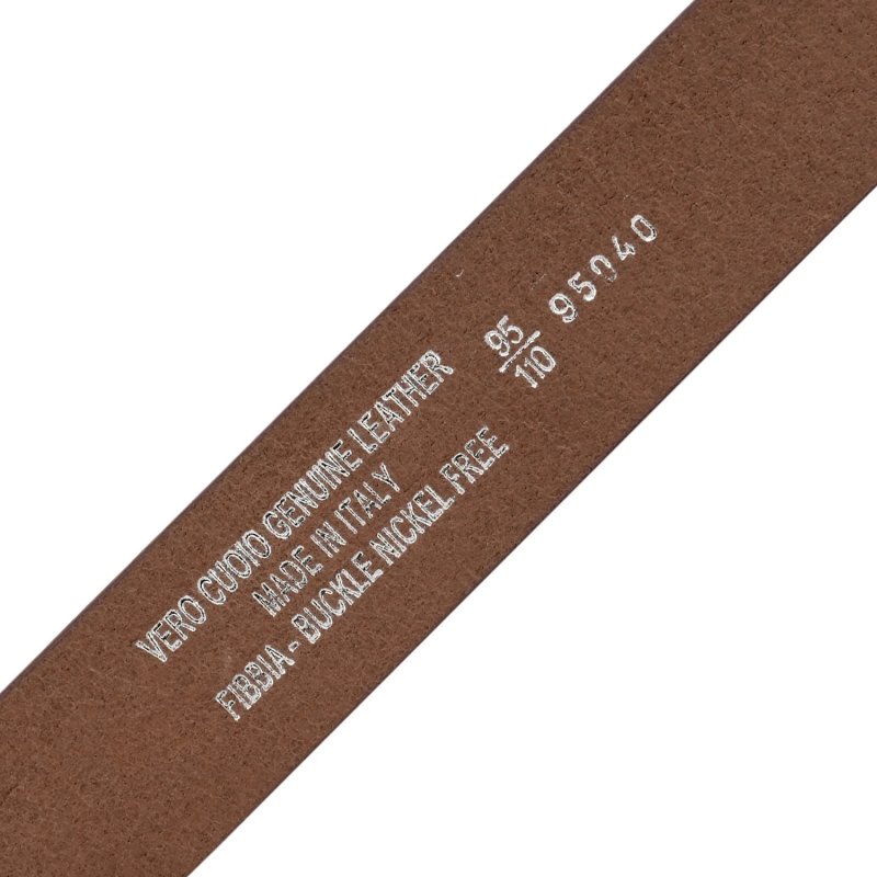 Conte Massimo Ceinture Homme en cuir à tannage végétal, pièce unique, Made in Italy, sans nickel, raccourcissable, … — vue 20