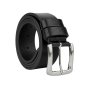 Conte Massimo Men's Belt, Leather (Vegetable-Tanned), One-Piece, Made in Italy, Nickel Free Buckle, 4 cm, With Box — view 26