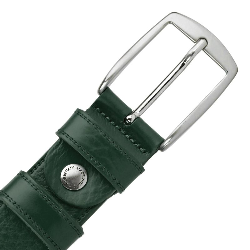 Conte Massimo Herrengürtel, Leder (pflanzlich gegerbt) aus einem Stück, Made in Italy, nickelfrei, kürzbar, 3,5 … — Ansicht 8
