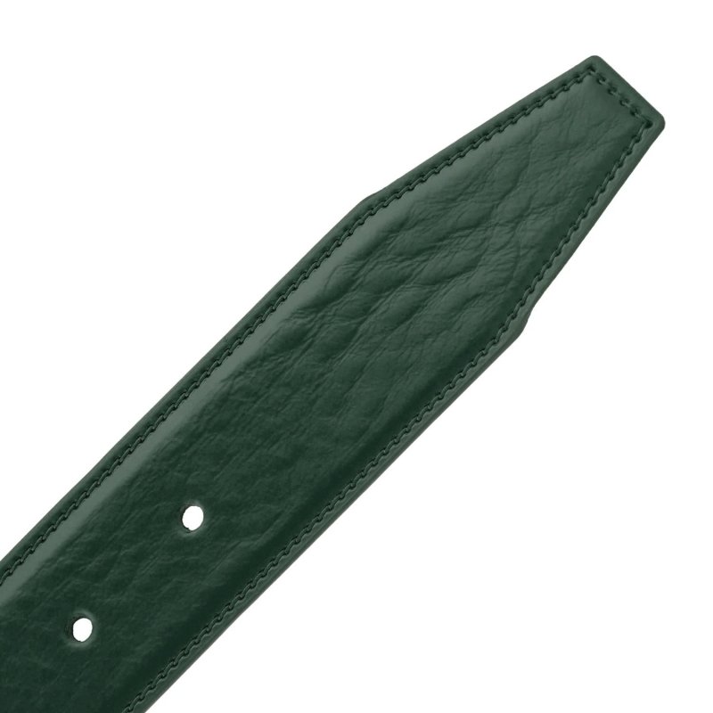 Conte Massimo Herrengürtel, Leder (pflanzlich gegerbt) aus einem Stück, Made in Italy, nickelfrei, kürzbar, 3,5 … — Ansicht 9