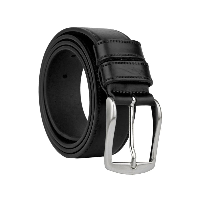 Conte Massimo Herrengürtel, Leder (pflanzlich gegerbt) aus einem Stück, Made in Italy, nickelfrei, kürzbar, 3,5… — Ansicht 11