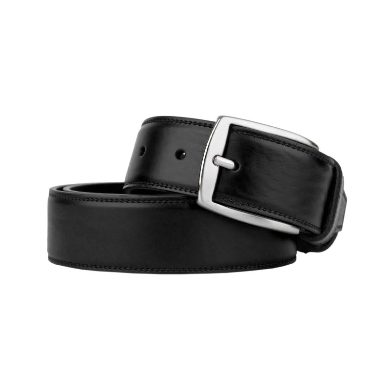 Conte Massimo Herrengürtel, Leder (pflanzlich gegerbt) aus einem Stück, Made in Italy, nickelfrei, kürzbar, 3,5… — Ansicht 12