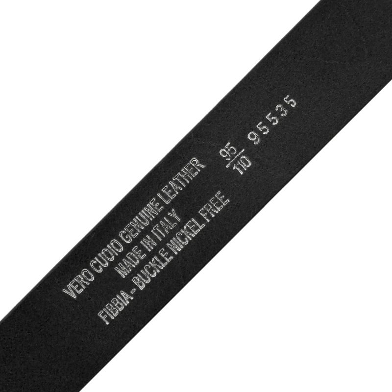 Conte Massimo Herrengürtel, Leder (pflanzlich gegerbt) aus einem Stück, Made in Italy, nickelfrei, kürzbar, 3,5… — Ansicht 15