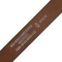 Conte Massimo Ceinture Homme en cuir à tannage végétal, pièce unique, Made in Italy, sans nickel, raccourcissable, … — vue 25