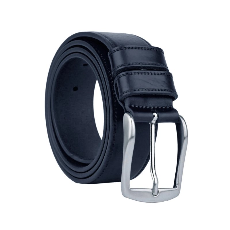 Conte Massimo Ceinture Homme en cuir à tannage végétal, pièce unique, Made in Italy, sans nickel, raccourcissable, … — vue 26