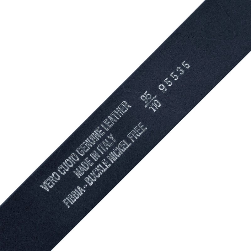 Conte Massimo Ceinture Homme en cuir à tannage végétal, pièce unique, Made in Italy, sans nickel, raccourcissable, … — vue 30