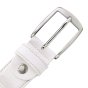 Conte Massimo Men's Belt, Leather (Vegetable-Tanned), One-Piece, Made in Italy, Nickel Free Buckle, 3.5 cm, With B… — view 33