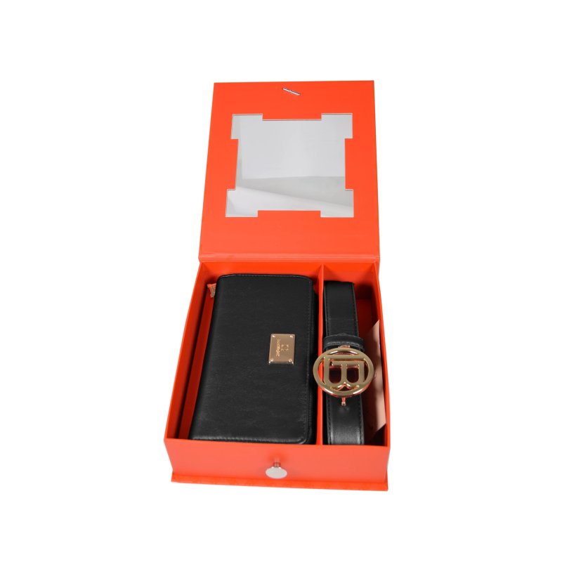Laura Biagiotti Coffret Cadeau Femme, Portefeuille et Ceinture en Similicuir — vue 20