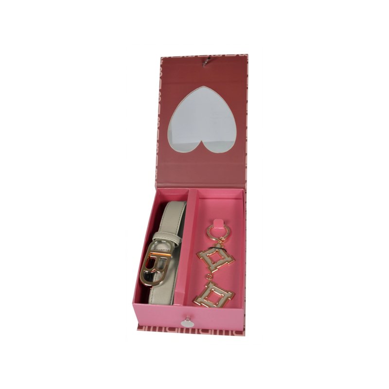 Laura Biagiotti Women's Gift Set, Keyring and Belt in Faux Leather — view 9